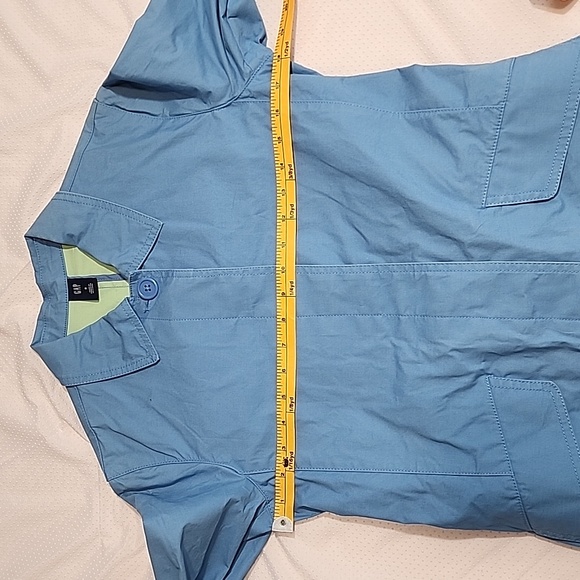Gap Light Blue Trench Coat Jacket. Size S - Picture 10 of 12